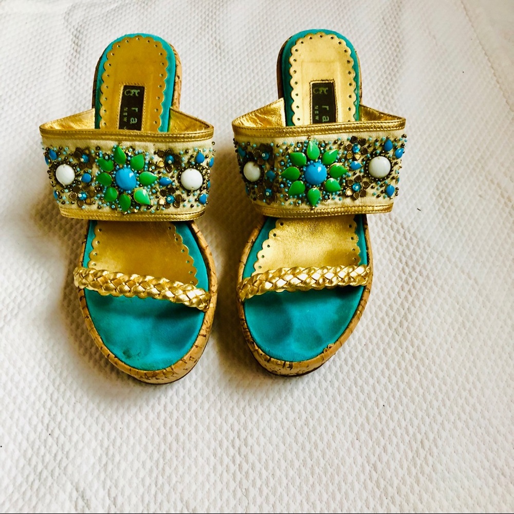 Rafe Kena Beaded Wedge